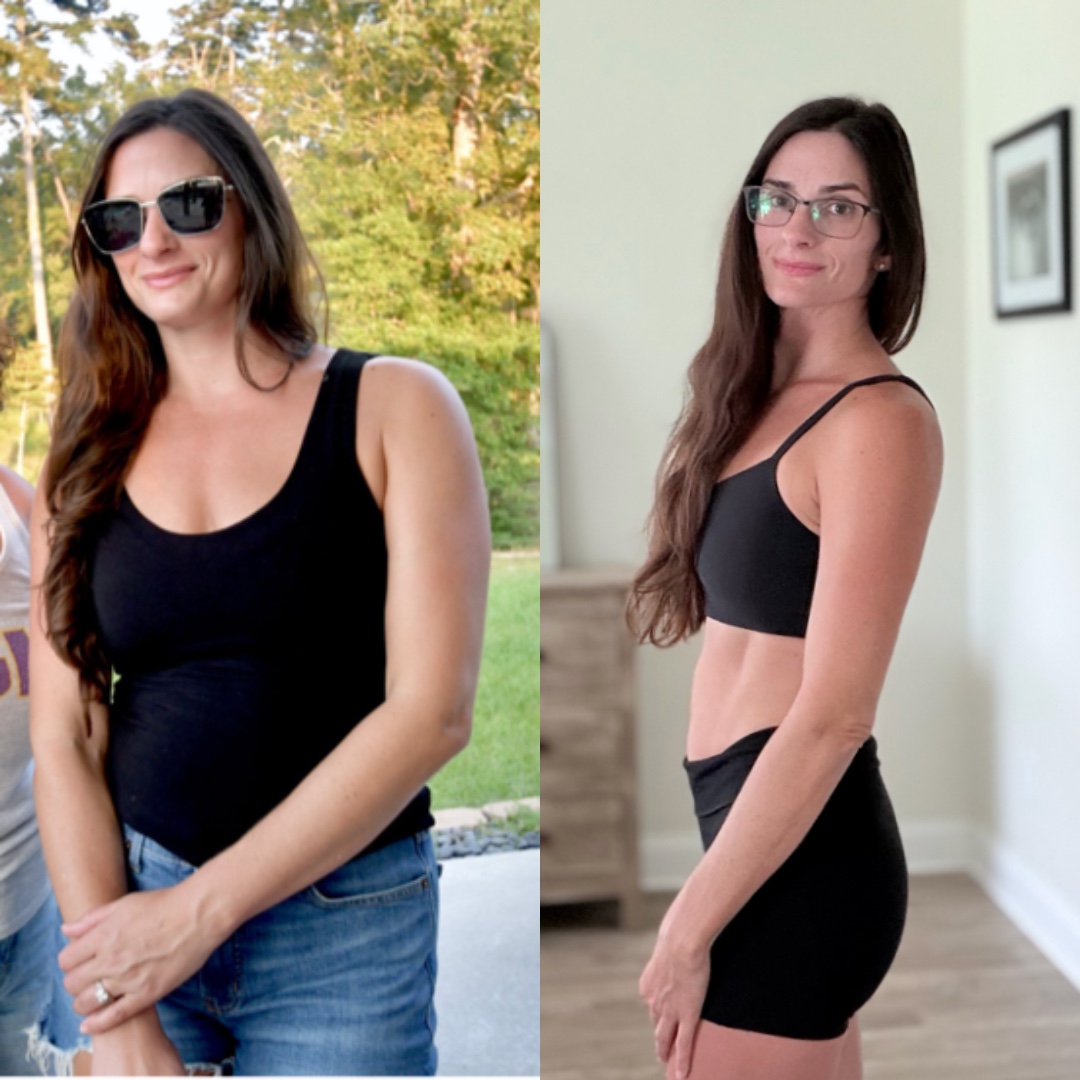 Ashley’s personal journey photo 1 — comparison collage