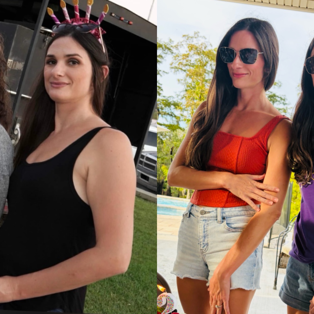 Ashley’s personal journey photo 3 — comparison collage