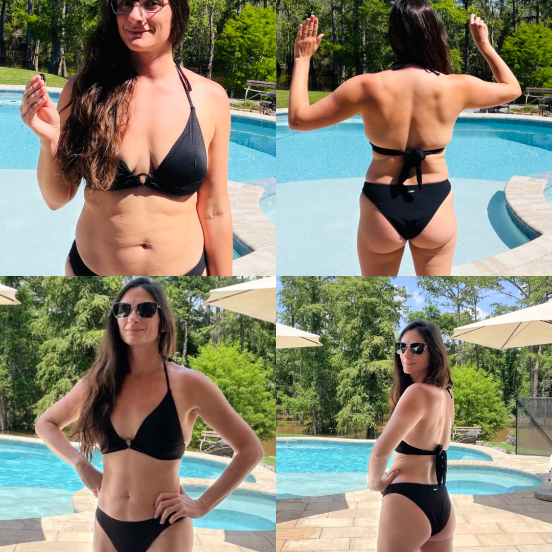 Ashley’s personal journey photo 6 — comparison collage