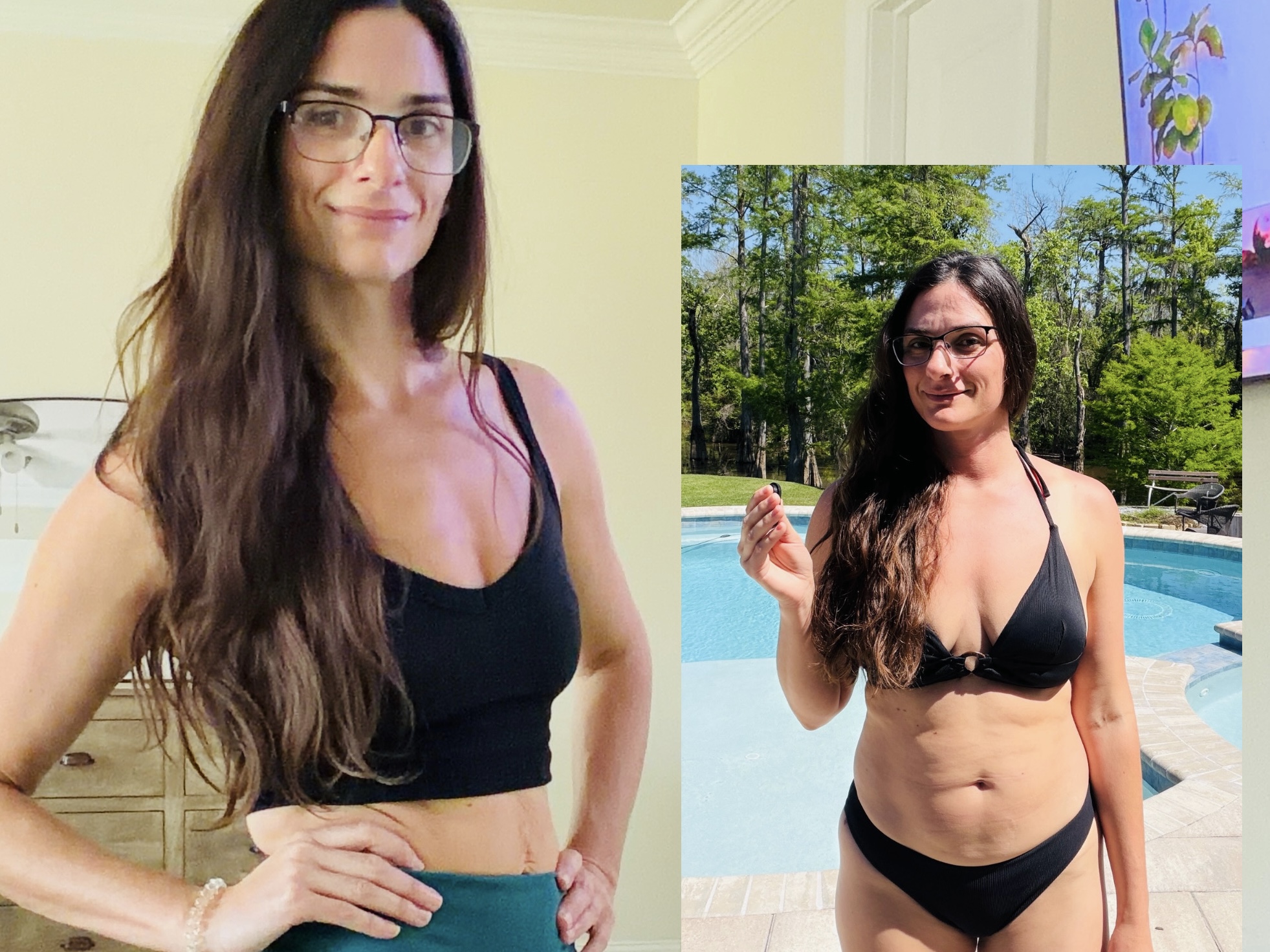 Ashley’s personal journey photo 8 — comparison collage